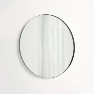 Round Mirror 800mm - Brushed Gunmetal by ABI Interiors Pty Ltd, a Mirrors for sale on Style Sourcebook