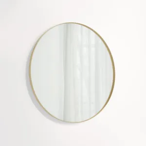 Round Mirror 800mm - Brushed Brass by ABI Interiors Pty Ltd, a Mirrors for sale on Style Sourcebook
