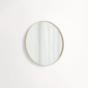 Round Mirror 600mm - Brushed Brass by ABI Interiors Pty Ltd, a Mirrors for sale on Style Sourcebook