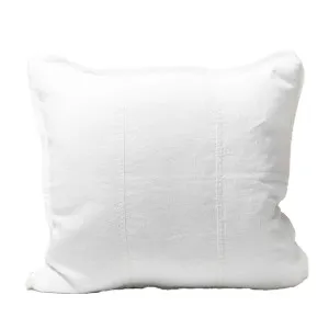 Luca® Linen Outdoor Cushion - Off White by Eadie Lifestyle, a Cushions, Decorative Pillows for sale on Style Sourcebook