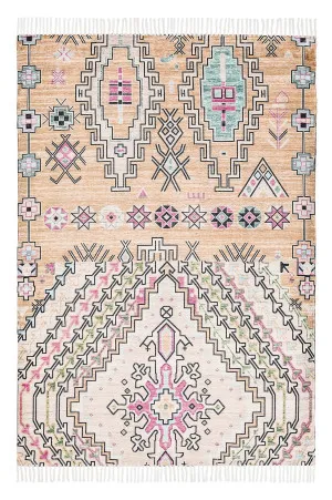Zelda Cream Multi-Colour Abstract Tribal Indoor Outdoor Rug by Miss Amara, a Contemporary Rugs for sale on Style Sourcebook