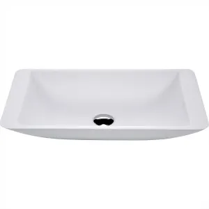Classique Vessel Basin NTH Stone 600X345 Matte White by Fienza, a Basins for sale on Style Sourcebook