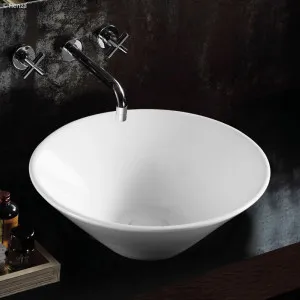 Lu Lu Vessel Basin NTH Ceramic 421 Gloss White by Fienza, a Basins for sale on Style Sourcebook