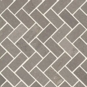 Herringbone Cinder Grey Mosaic by Beaumont Tiles, a Brick Look Tiles for sale on Style Sourcebook
