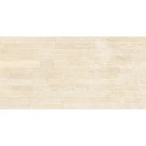 Lineal Travertine Ivory Matt Tile by Beaumont Tiles, a Moroccan Look Tiles for sale on Style Sourcebook