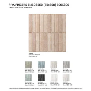 Riva Finger Embossed Tile by Beaumont Tiles, a Moroccan Look Tiles for sale on Style Sourcebook