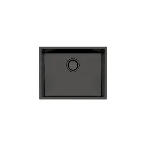 Phoenix 4000 Large Single Bowl Sink Brushed Black by PHOENIX, a Kitchen Sinks for sale on Style Sourcebook