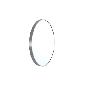 Modern Round Framed Mirror 610 Brushed Nickel by Remer, a Vanity Mirrors for sale on Style Sourcebook
