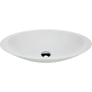 Bahama Vessel Basin NTH Stone 600X350 Matte White by Fienza, a Basins for sale on Style Sourcebook