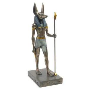 Veronese Cold Cast Bronze Coated Egyptian Mythology Figurine, Standing Anubis, Large by Veronese, a Statues & Ornaments for sale on Style Sourcebook