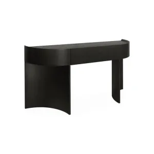 Sohvi 1.5m Console Table - Textured Espresso Black by Interior Secrets - AfterPay Available by Interior Secrets, a Console Table for sale on Style Sourcebook