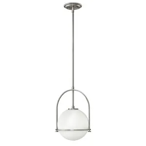 Hinkley Somerset Small Pendant Light (E27) Brushed Nickel by Hinkley, a Pendant Lighting for sale on Style Sourcebook