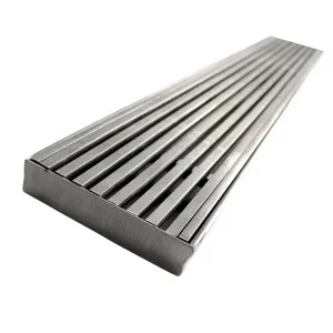 Nekeema 316 SSteel Square Bar Grate 1200x100x25 by Beaumont Tiles, a Shower Grates & Drains for sale on Style Sourcebook