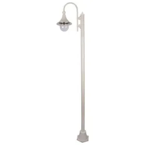 Monaco Italian Made IP43 Exterior Post Light, 1 Light, 238cm, Beige by Domus Lighting, a Lanterns for sale on Style Sourcebook