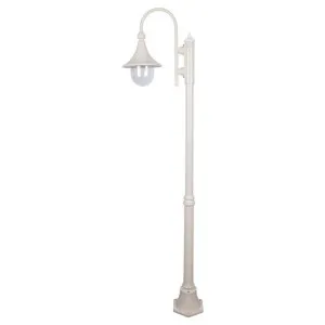 Monaco Italian Made IP43 Exterior Post Light, 1 Light, 202cm, Beige by Domus Lighting, a Lanterns for sale on Style Sourcebook