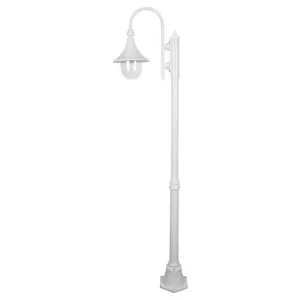 Monaco Italian Made IP43 Exterior Post Light, 1 Light, 202cm, White by Domus Lighting, a Lanterns for sale on Style Sourcebook