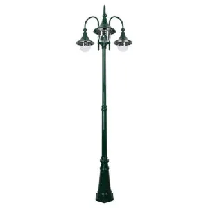 Monaco Italian Made IP43 Exterior Post Light, 3 Light, 240cm, Green by Domus Lighting, a Lanterns for sale on Style Sourcebook