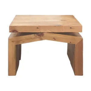 Clarendon Reclaimed Pine Timber Side Table by Brighton Home, a Side Table for sale on Style Sourcebook