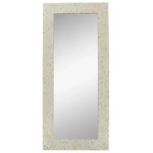 Nassau Shell Inlaid Frame Floor Mirror, 180cm by Coast To Coast Home, a Mirrors for sale on Style Sourcebook