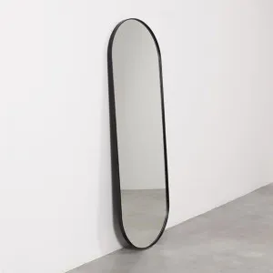 Gatsby Mirror Oval - Black Metal by Darcy & Duke, a Mirrors for sale on Style Sourcebook