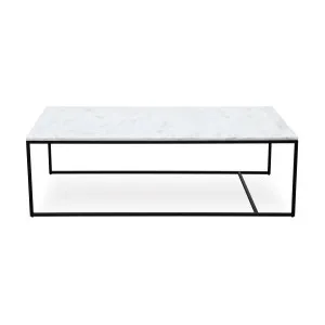 Reno Coffee Table Large - White Marble by Darcy & Duke, a Coffee Table for sale on Style Sourcebook