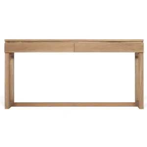 Collaroy American Oak Timber Console Table, 160cm, Natural by Ambience Interiors, a Console Table for sale on Style Sourcebook