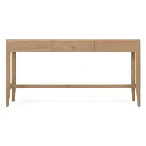 Mukey American Oak Timber Console Table, 160cm by Ambience Interiors, a Console Table for sale on Style Sourcebook