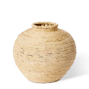 Bomani Round Vessel - 33 x 33 x 28cm by Elme Living, a Baskets & Boxes for sale on Style Sourcebook