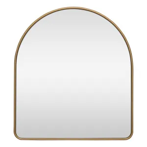 Penny Arch Mirror 80x90cm in Gold by OzDesignFurniture, a Mirrors for sale on Style Sourcebook