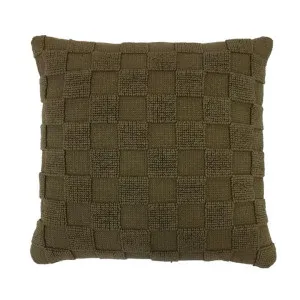 Bambury Harris Olive 50x50cm Cushion by null, a Cushions, Decorative Pillows for sale on Style Sourcebook