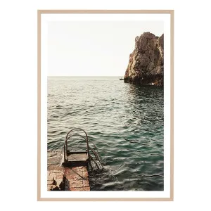Capri Swim Framed Print in 62 x 87cm by OzDesignFurniture, a Prints for sale on Style Sourcebook