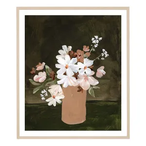 Posy Muse Khaki 1 Framed Print in 43 x 50cm by OzDesignFurniture, a Prints for sale on Style Sourcebook