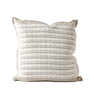 Hagen Cushion -  Off White/Slate by Eadie Lifestyle, a Cushions, Decorative Pillows for sale on Style Sourcebook