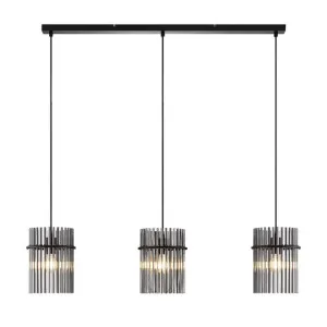 Quilo Iron & Glass Bar Pendant Light by Telbix, a Pendant Lighting for sale on Style Sourcebook