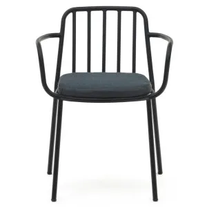 Bravon Metal Alfresco Carver Dining Chair, Black by El Diseno, a Dining Chairs for sale on Style Sourcebook