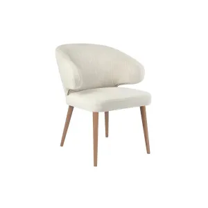 Harlow Natural Linen Dining Chair by CAFE Lighting & Living, a Dining Chairs for sale on Style Sourcebook