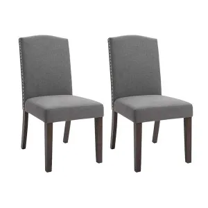 Lethbridge Dining Chair Set of 2 - Light Grey by CAFE Lighting & Living, a Dining Chairs for sale on Style Sourcebook