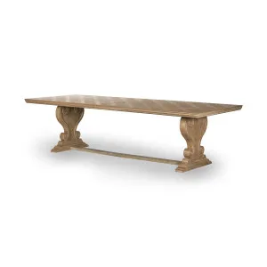 Lucien Harp Base Dining Table - Mud Grey Range by Wisteria, a Dining Tables for sale on Style Sourcebook