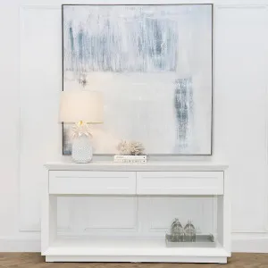 Bayview Oak Console Table - Large White by CAFE Lighting & Living, a Console Table for sale on Style Sourcebook