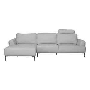 Hero 3 Seater Sofa + Chaise LHF in Easy Grey by OzDesignFurniture, a Sofas for sale on Style Sourcebook