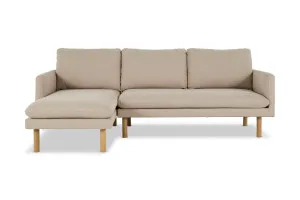 Frankie Left Chaise Sofa, Beige, by Lounge Lovers by Lounge Lovers, a Sofas for sale on Style Sourcebook