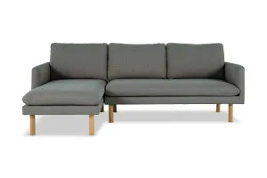 Frankie Left Chaise Sofa, Grey, by Lounge Lovers by Lounge Lovers, a Sofas for sale on Style Sourcebook
