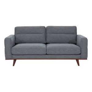 Astrid 2.5 Seater Sofa in Talent Denim / Brown Leg by OzDesignFurniture, a Sofas for sale on Style Sourcebook