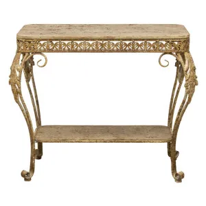 Tuscan Fleur Rustic Iron Console Table, 75cm by Want GiftWare, a Console Table for sale on Style Sourcebook