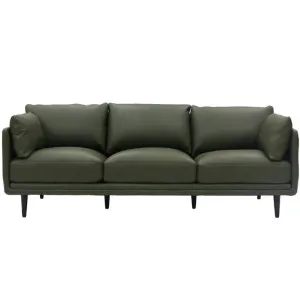 Lennox Madryn Pine Leather Sofa - 3.5 Seater by James Lane, a Sofas for sale on Style Sourcebook
