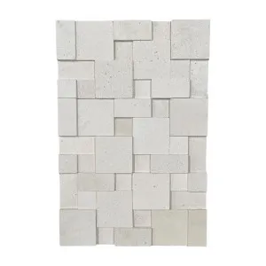 Stone Wall 3D Limestone Smooth Honed (Pkt 6) by Beaumont Tiles, a Moroccan Look Tiles for sale on Style Sourcebook