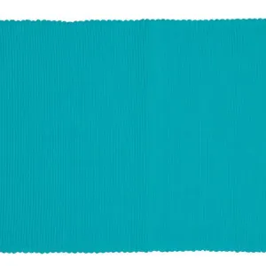 RANS Lollipop Aqua Ribbed Placemat by null, a Placemats for sale on Style Sourcebook