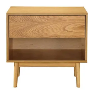 Milo Wooden Bedside Table, Oak by Life Interiors, a Bedside Tables for sale on Style Sourcebook