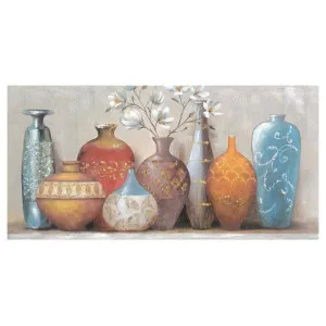 "The Vase Collection" Stretched Canvas Wall Art Painting, 120cm by PNC Imports, a Artwork & Wall Decor for sale on Style Sourcebook