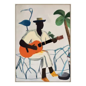 Cuban Guitar Box Framed Canvas in 94 x 132cm by OzDesignFurniture, a Prints for sale on Style Sourcebook